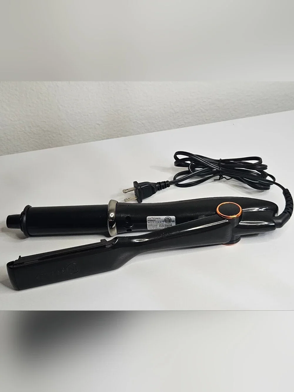 InStyler Black Ceramic Curling & Straightening Iron
